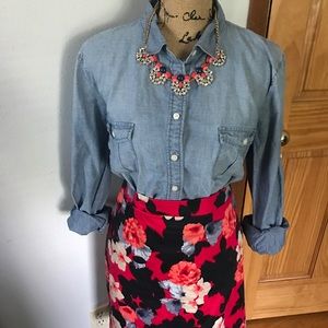 J.crew Chambray Shirt